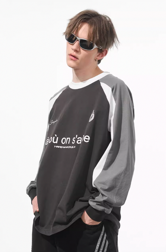 Harsh and Cruel Jersey Raglan Long Sleeve Tee