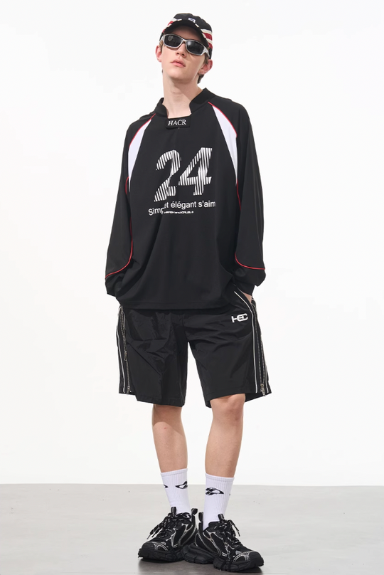 Harsh and Cruel Infectious Stitched Jersey Long Sleeve Tee