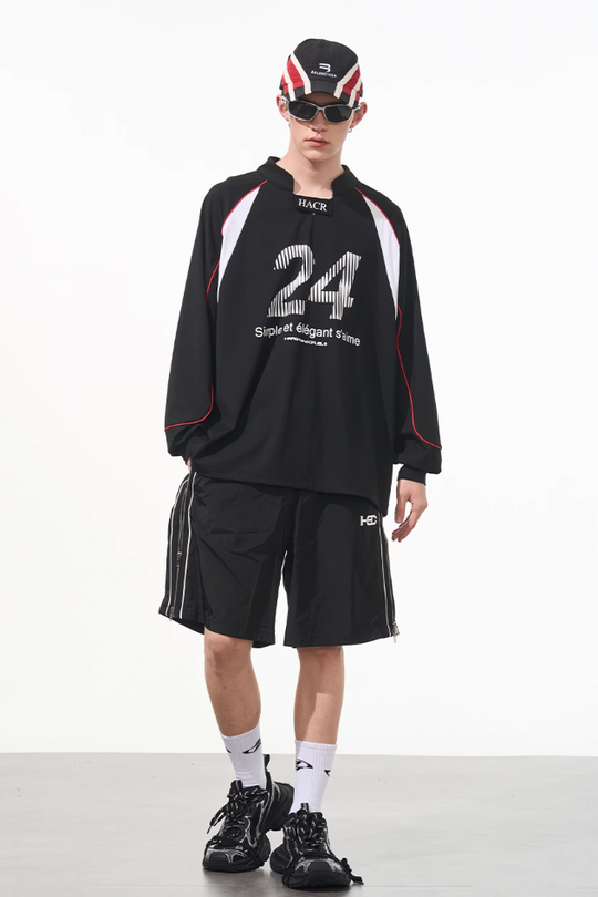 Harsh and Cruel Infectious Stitched Jersey Long Sleeve Tee