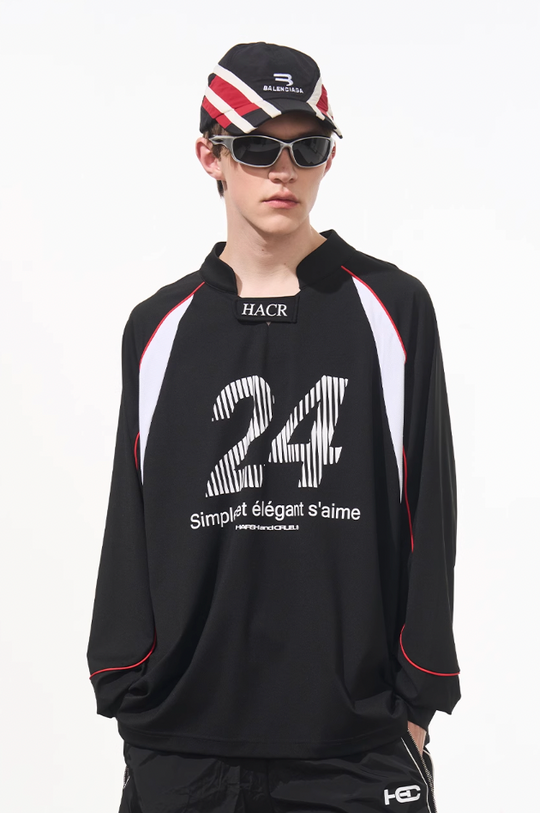 Harsh and Cruel Infectious Stitched Jersey Long Sleeve Tee