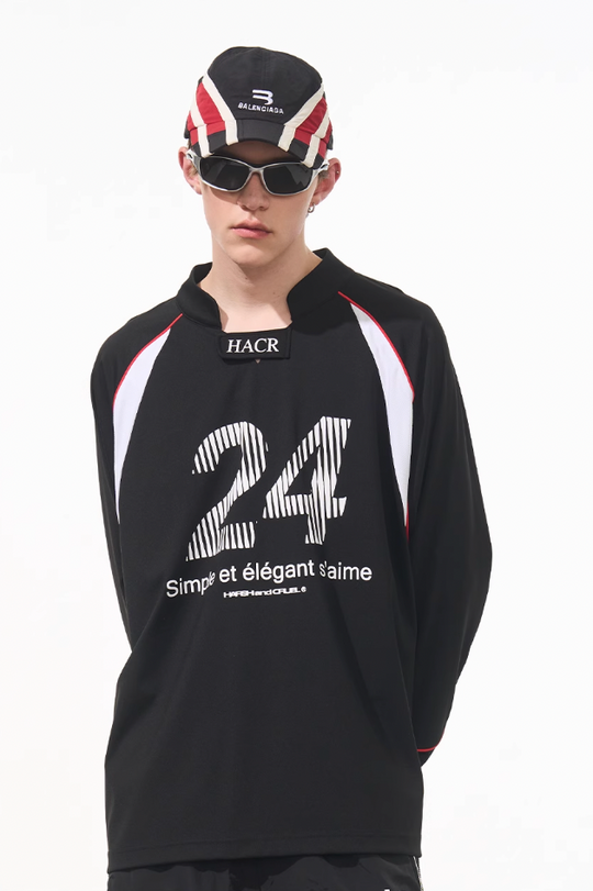 Harsh and Cruel Infectious Stitched Jersey Long Sleeve Tee