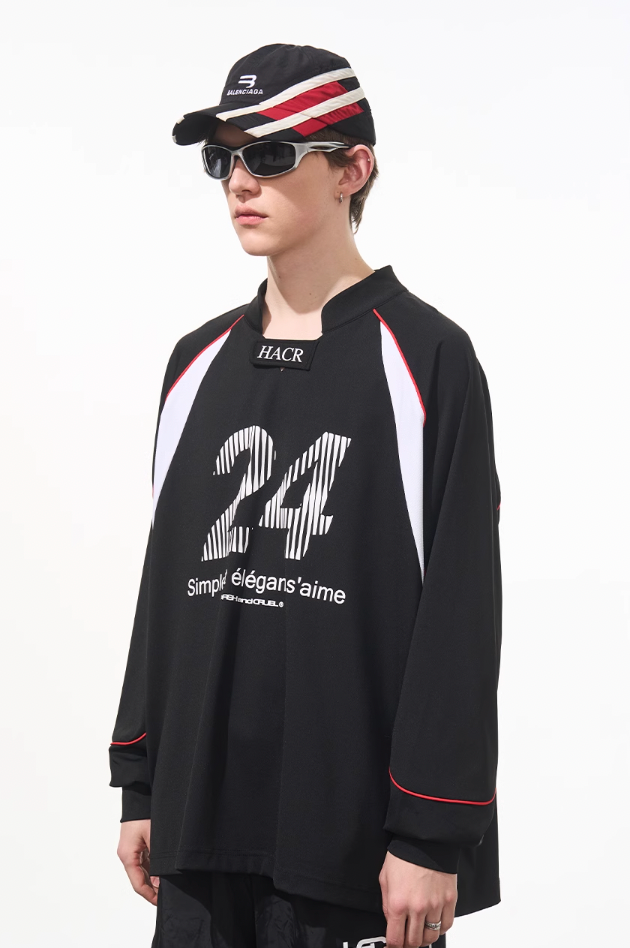 Harsh and Cruel Infectious Stitched Jersey Long Sleeve Tee
