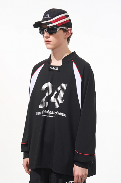 Harsh and Cruel Infectious Stitched Jersey Long Sleeve Tee