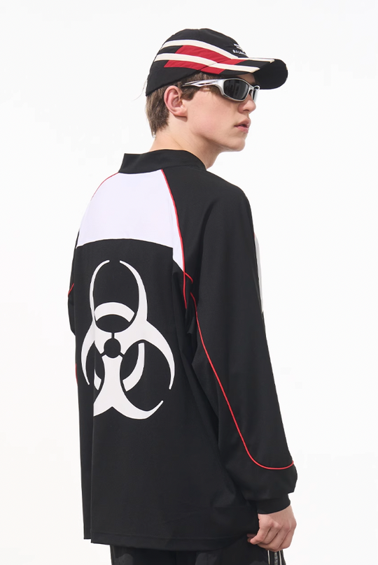 Harsh and Cruel Infectious Stitched Jersey Long Sleeve Tee