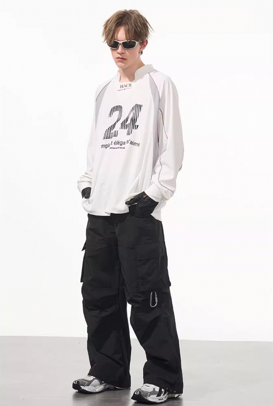 Harsh and Cruel Infectious Stitched Jersey Long Sleeve Tee