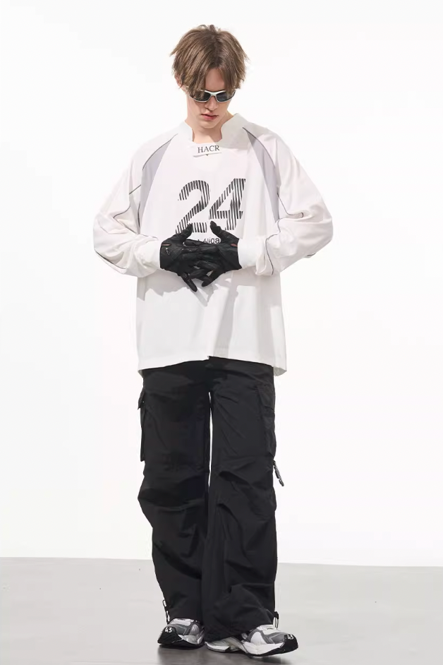 Harsh and Cruel Infectious Stitched Jersey Long Sleeve Tee