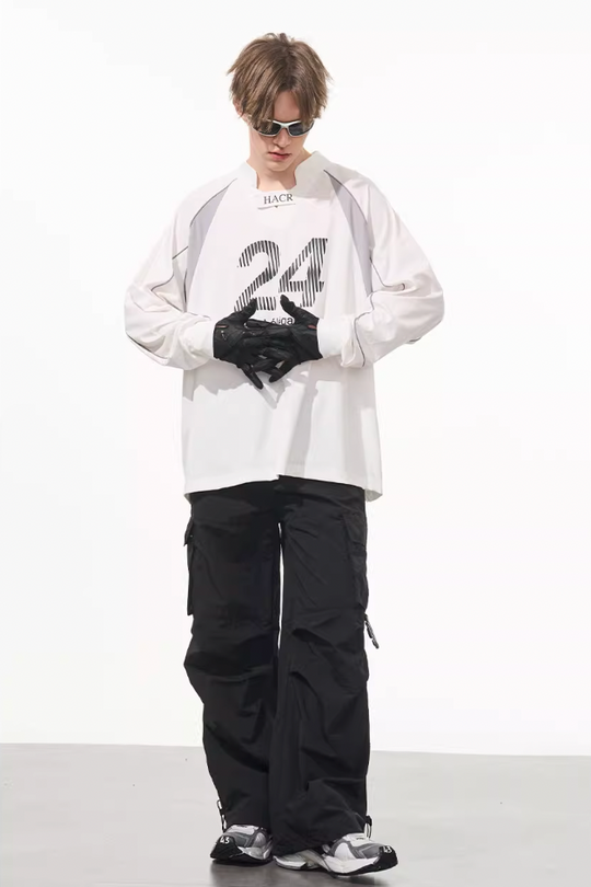 Harsh and Cruel Infectious Stitched Jersey Long Sleeve Tee