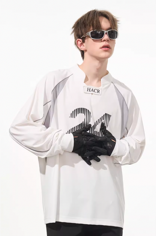 Harsh and Cruel Infectious Stitched Jersey Long Sleeve Tee