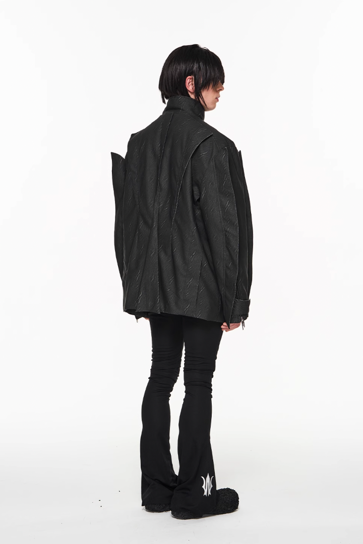 BLIND NO PLAN Multi Piece Combination Blade Washed Jacket