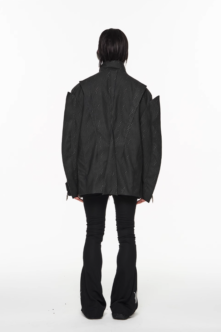 BLIND NO PLAN Multi Piece Combination Blade Washed Jacket