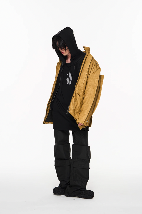 BLIND NO PLAN Multi Piece Combination Blade Washed Jacket