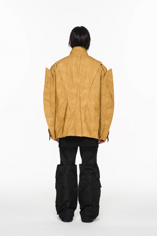 BLIND NO PLAN Multi Piece Combination Blade Washed Jacket