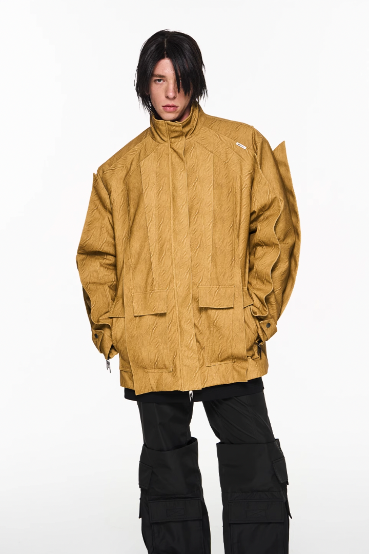 BLIND NO PLAN Multi Piece Combination Blade Washed Jacket