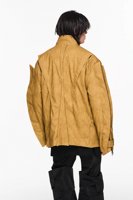 BLIND NO PLAN Multi Piece Combination Blade Washed Jacket