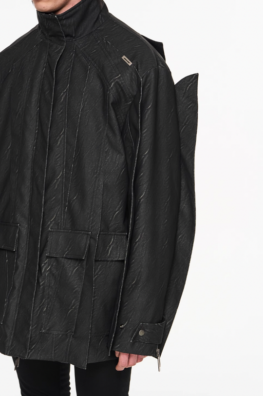 BLIND NO PLAN Multi Piece Combination Blade Washed Jacket