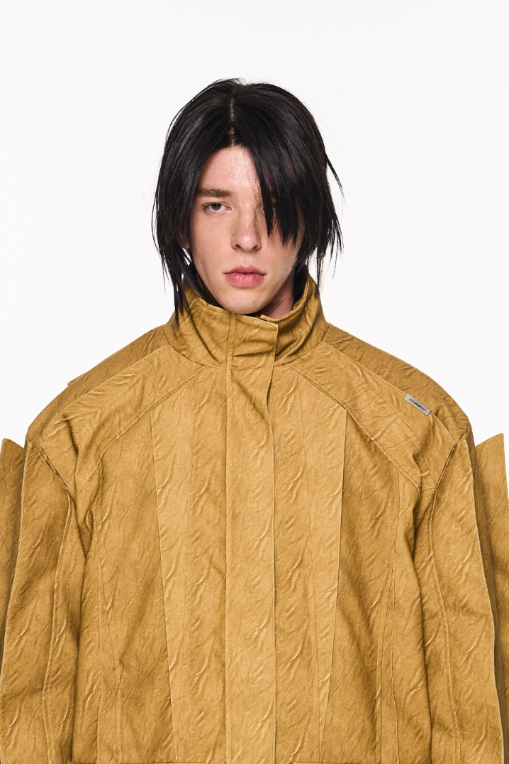 BLIND NO PLAN Multi Piece Combination Blade Washed Jacket