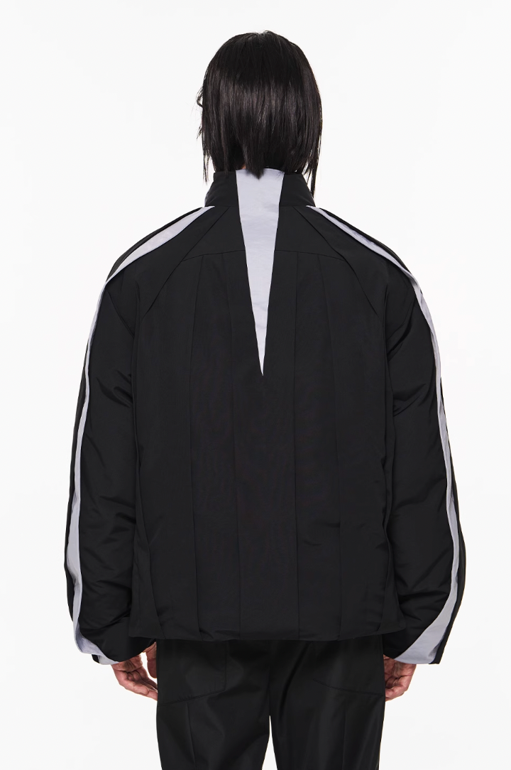 BLIND NO PLAN Multi Piece Color Blocking Fly Hank Jacket