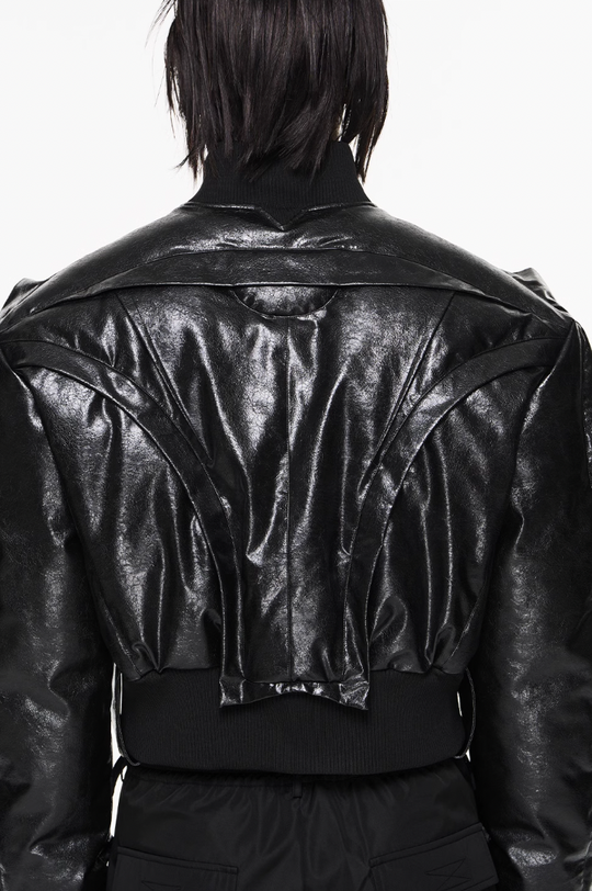 BLIND NO PLAN Half Circle Heavy Duty MA1 Short Jacket