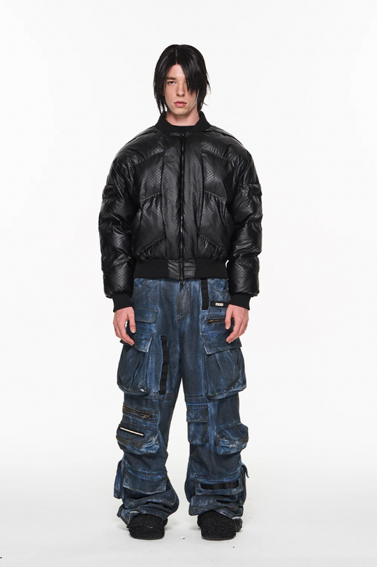 BLIND NO PLAN Lightweight MA1 Down Jacket