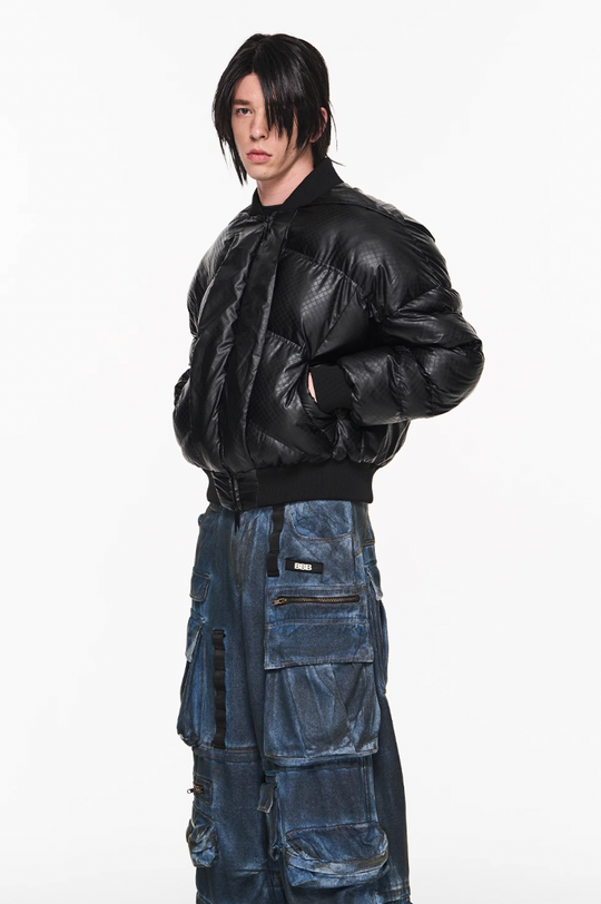 BLIND NO PLAN Lightweight MA1 Down Jacket