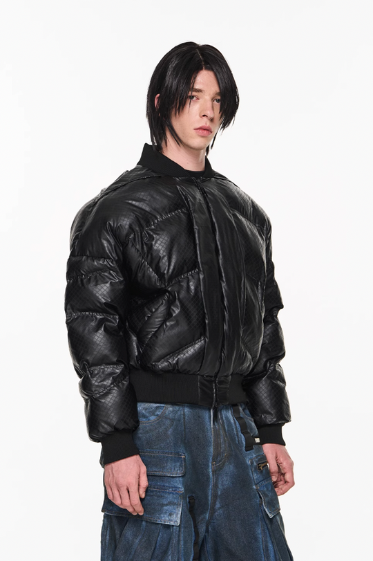 BLIND NO PLAN Lightweight MA1 Down Jacket