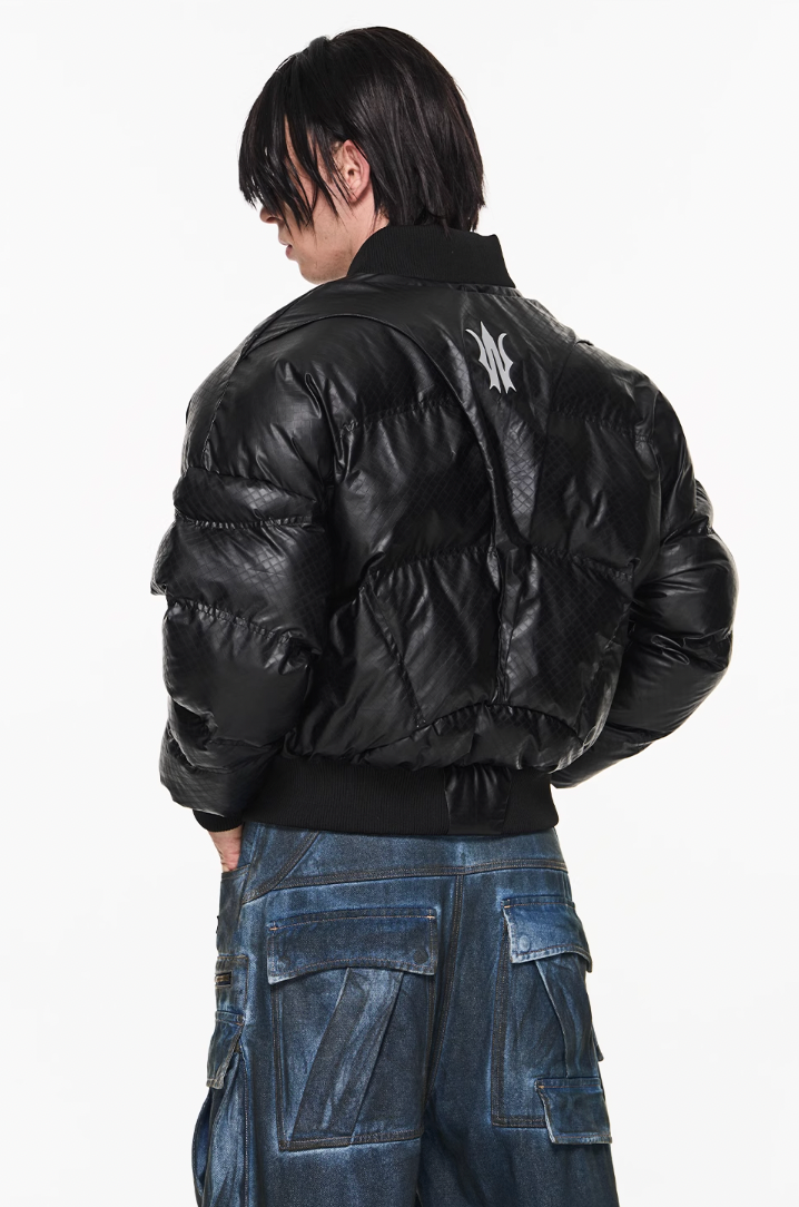 BLIND NO PLAN Lightweight MA1 Down Jacket