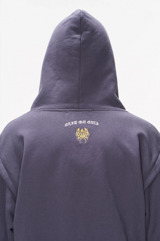 BLIND NO PLAN Fake Two Printed Hoodie