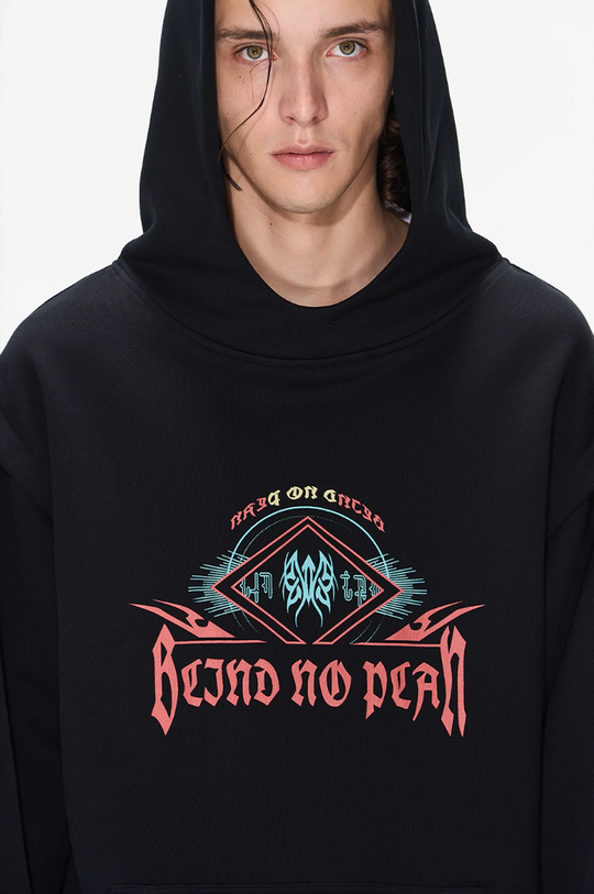 BLIND NO PLAN Fake Two Printed Hoodie