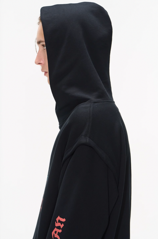 BLIND NO PLAN Fake Two Printed Hoodie