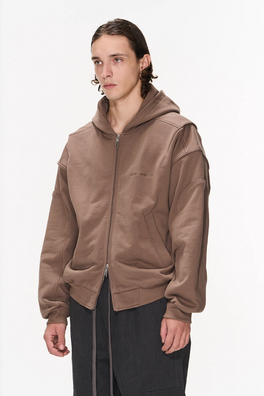 BLIND NO PLAN 3D Lines Zipper Hoodie