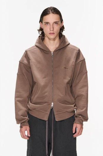 BLIND NO PLAN 3D Lines Zipper Hoodie