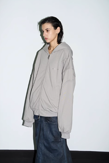 BLIND NO PLAN 3D Lines Zipper Hoodie