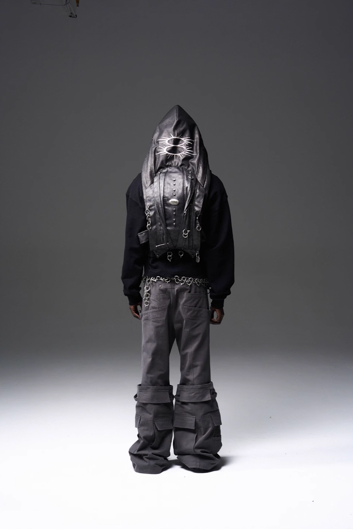 BLIND NO PLAN x BLACK8 Direct Print Short Hoodie