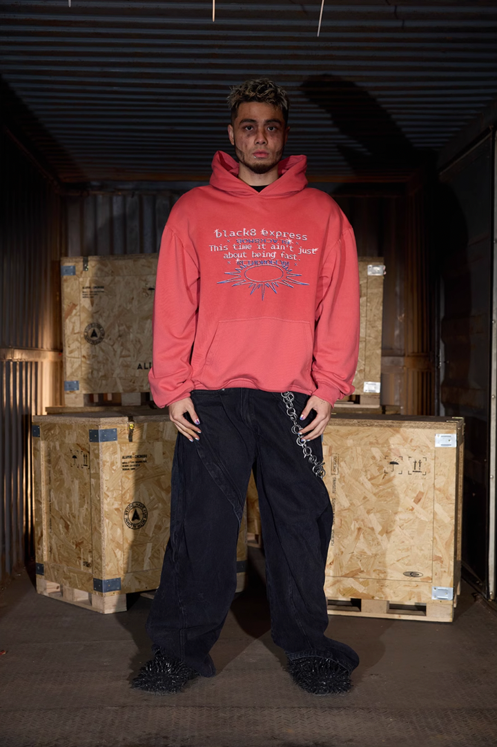 BLIND NO PLAN x BLACK8 Direct Print Hoodie