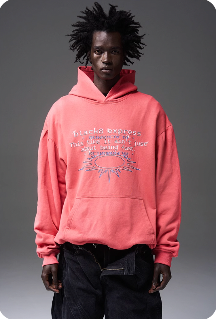 BLIND NO PLAN x BLACK8 Direct Print Hoodie