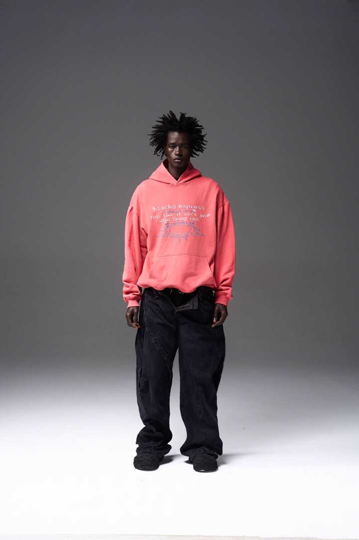 BLIND NO PLAN x BLACK8 Direct Print Hoodie