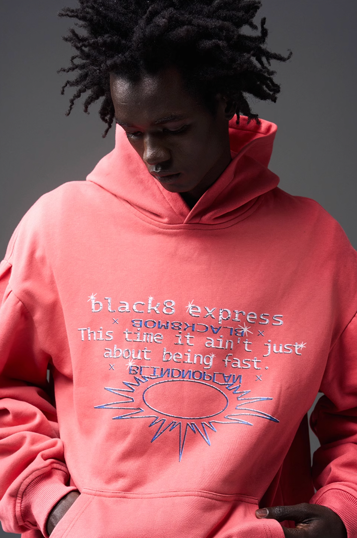 BLIND NO PLAN x BLACK8 Direct Print Hoodie