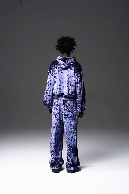 BLIND NO PLAN 3D Fly Hank Velvet Zipper Hoodie