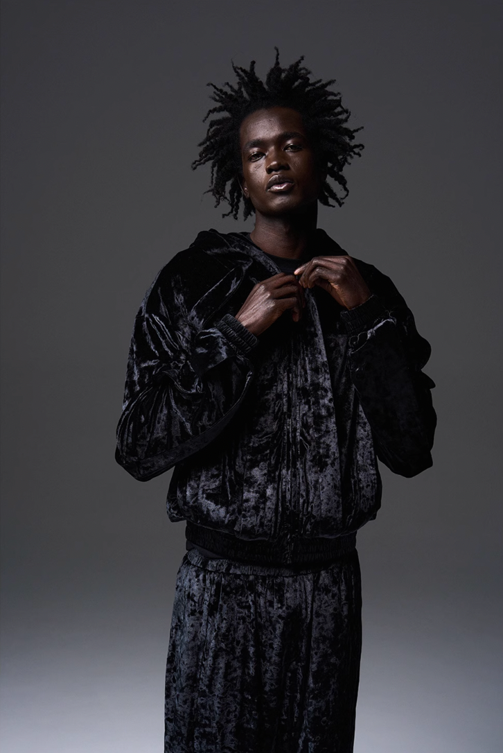 BLIND NO PLAN 3D Fly Hank Velvet Zipper Hoodie