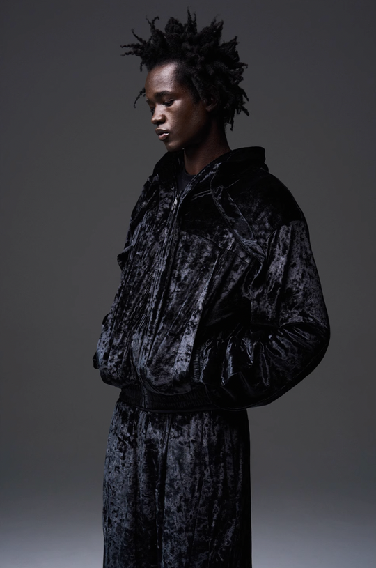 BLIND NO PLAN 3D Fly Hank Velvet Zipper Hoodie