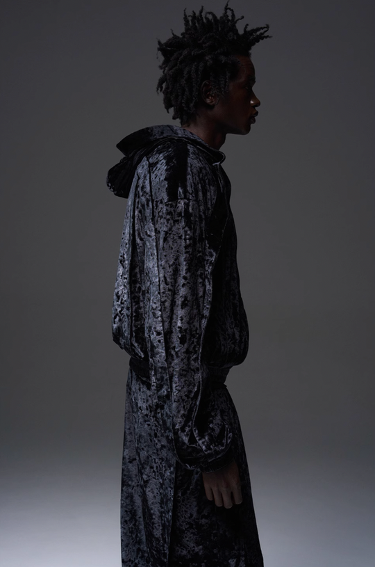 BLIND NO PLAN 3D Fly Hank Velvet Zipper Hoodie