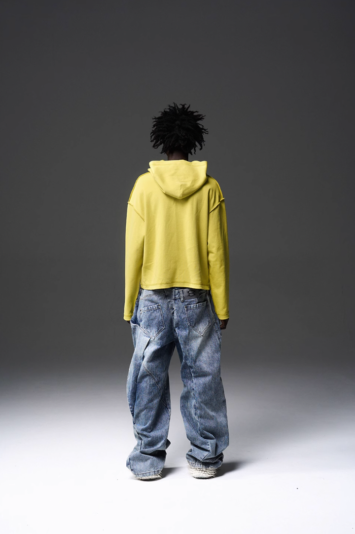 BLIND NO PLAN EMERGENCY EXIT Rhinestones Logo Hoodie