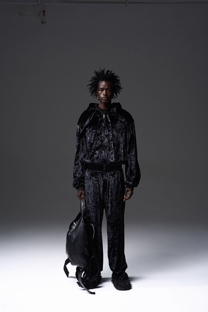 BLIND NO PLAN 3D Fly Hank Velvet Pants