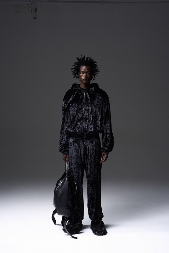 BLIND NO PLAN 3D Fly Hank Velvet Pants