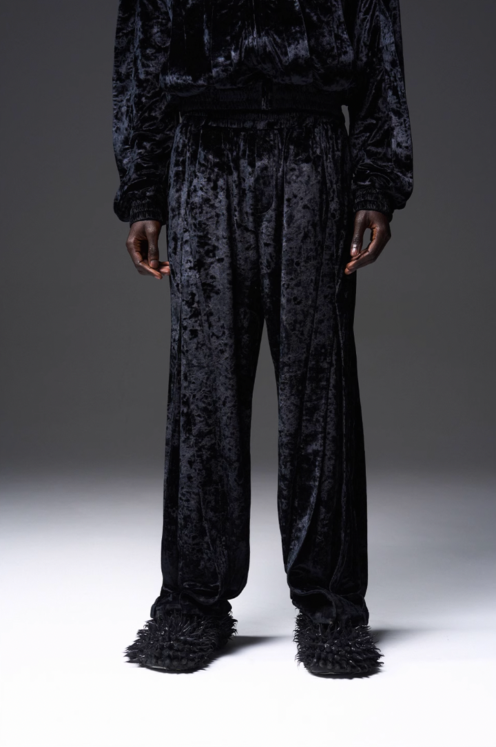 BLIND NO PLAN 3D Fly Hank Velvet Pants