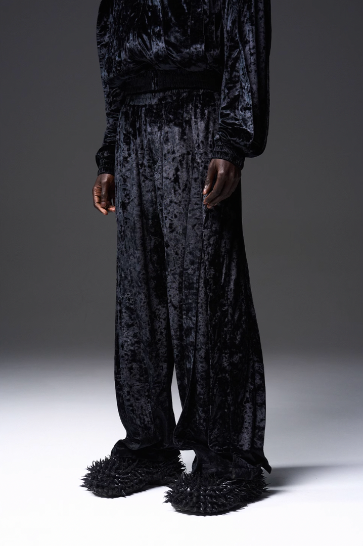 BLIND NO PLAN 3D Fly Hank Velvet Pants