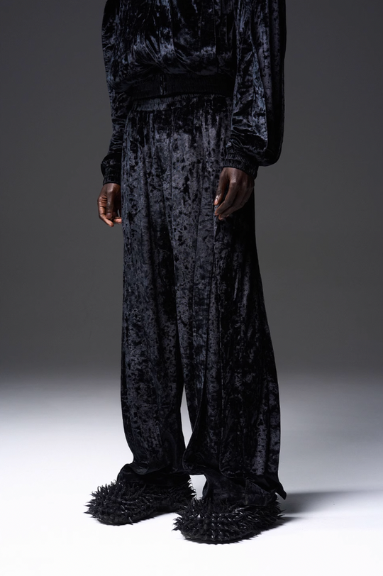 BLIND NO PLAN 3D Fly Hank Velvet Pants