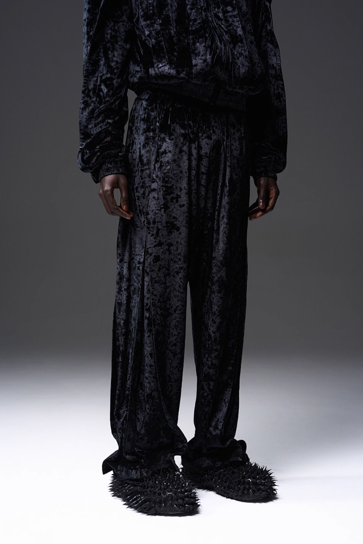 BLIND NO PLAN 3D Fly Hank Velvet Pants