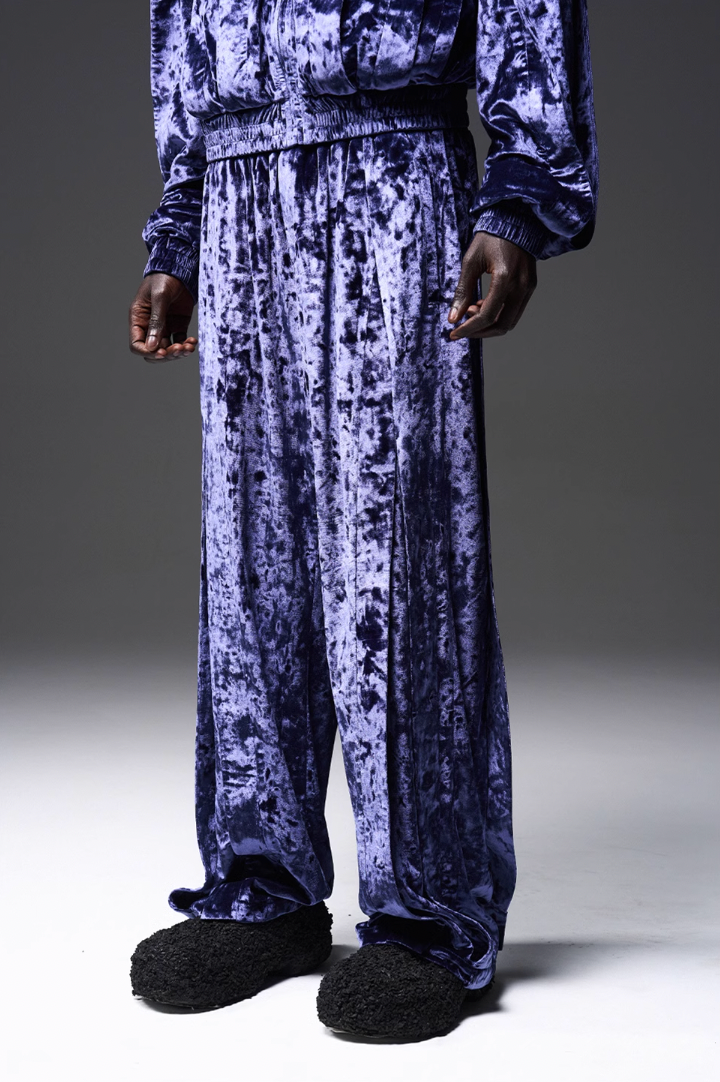 BLIND NO PLAN 3D Fly Hank Velvet Pants