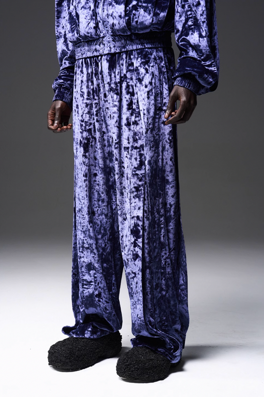 BLIND NO PLAN 3D Fly Hank Velvet Pants